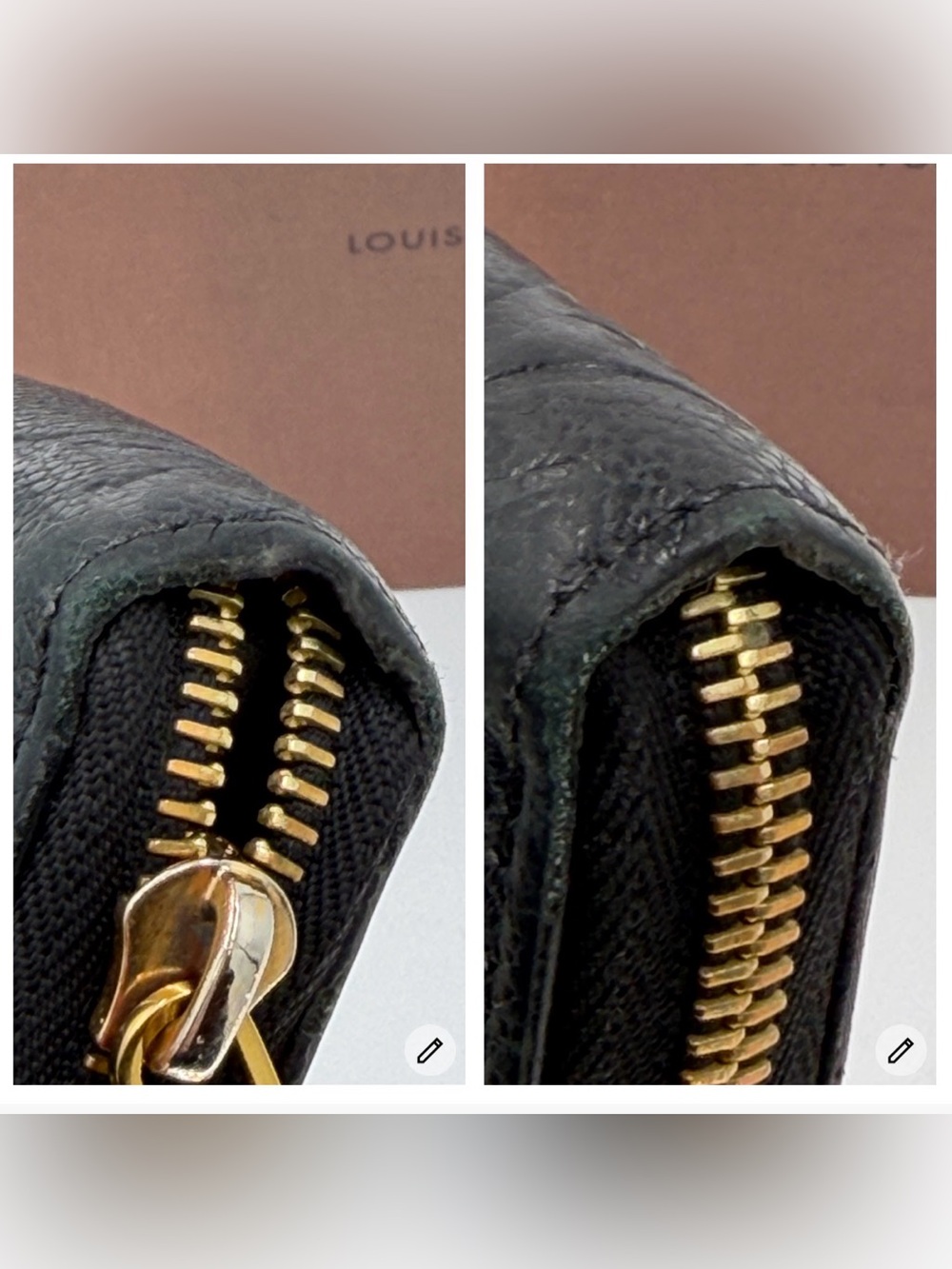 LV Black Empriente Monogram Zippy Walletđź–¤ - Picture 6 of 10